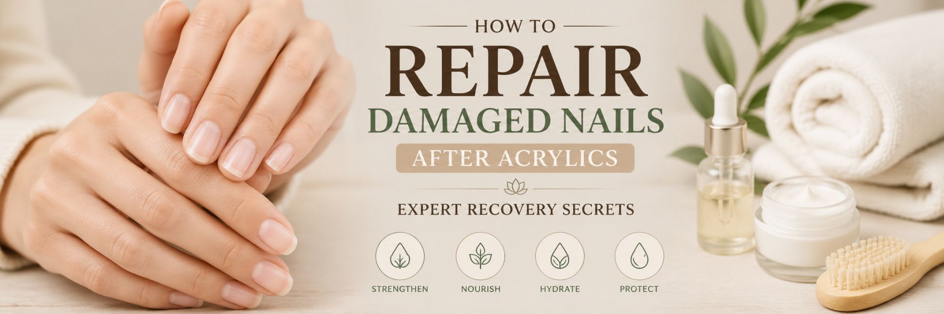 How to Repair Damaged Nails After Acrylics