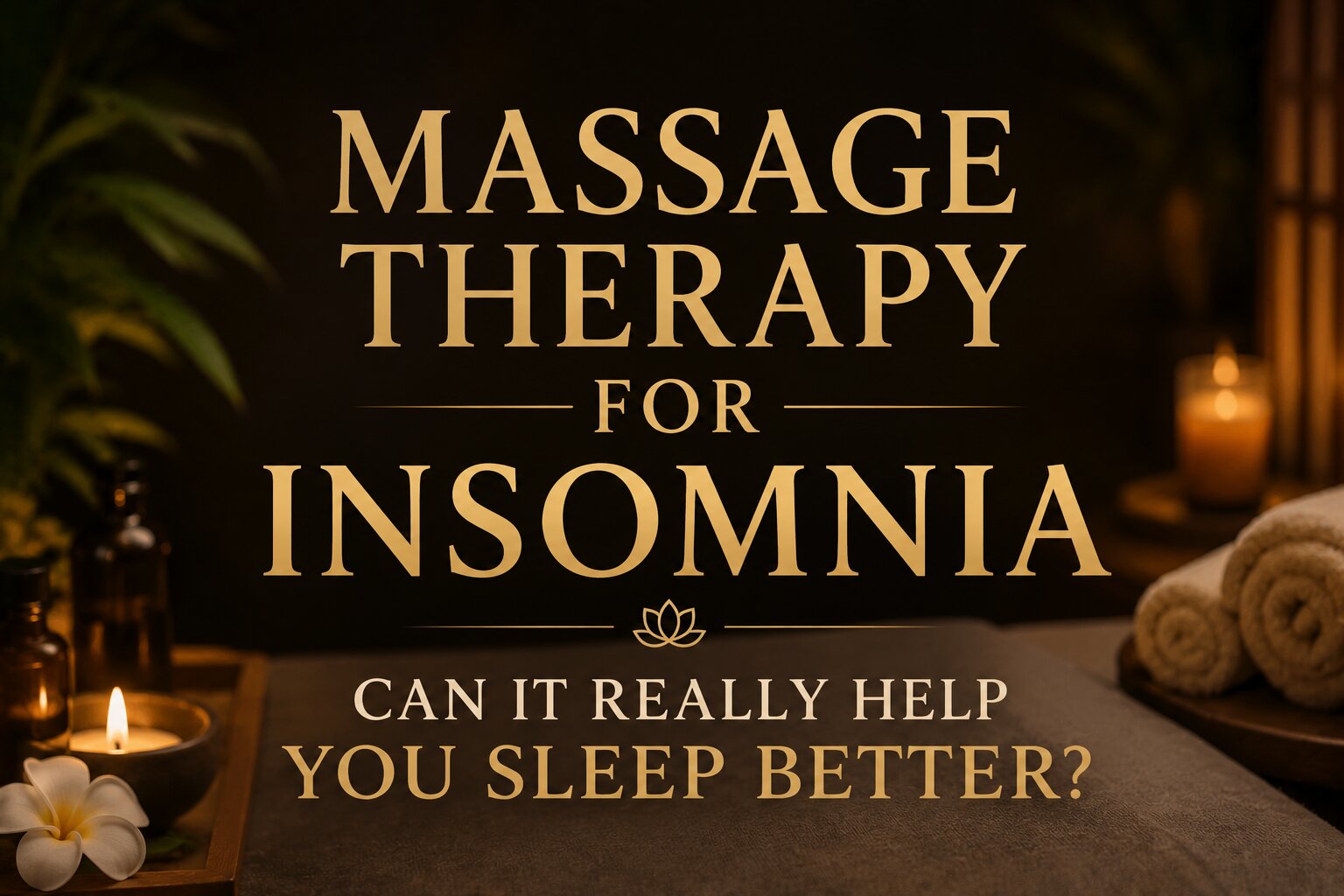 Massage Therapy for Insomnia