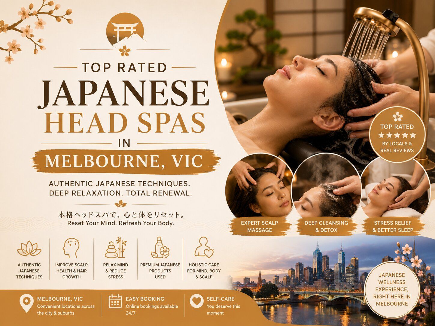 top rated japanese head spa in melbourne vic
