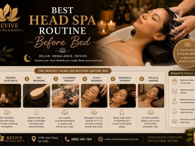 Best Head Spa Routine Before Bed